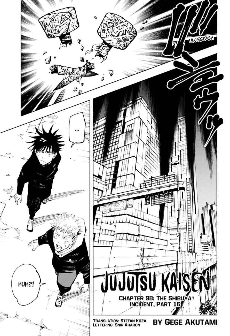 Jujutsu Kaisen Chapter 98 image 01